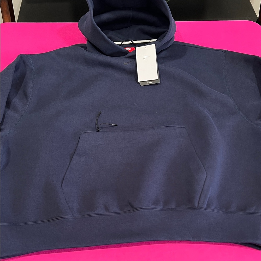 Nike Dark Blue Oversized Hoodie , MIDDLE SWOOSH, NWT PERFECT CONDITION